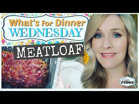 SWEET GLAZED MEATLOAF || What's for Dinner Wednesday