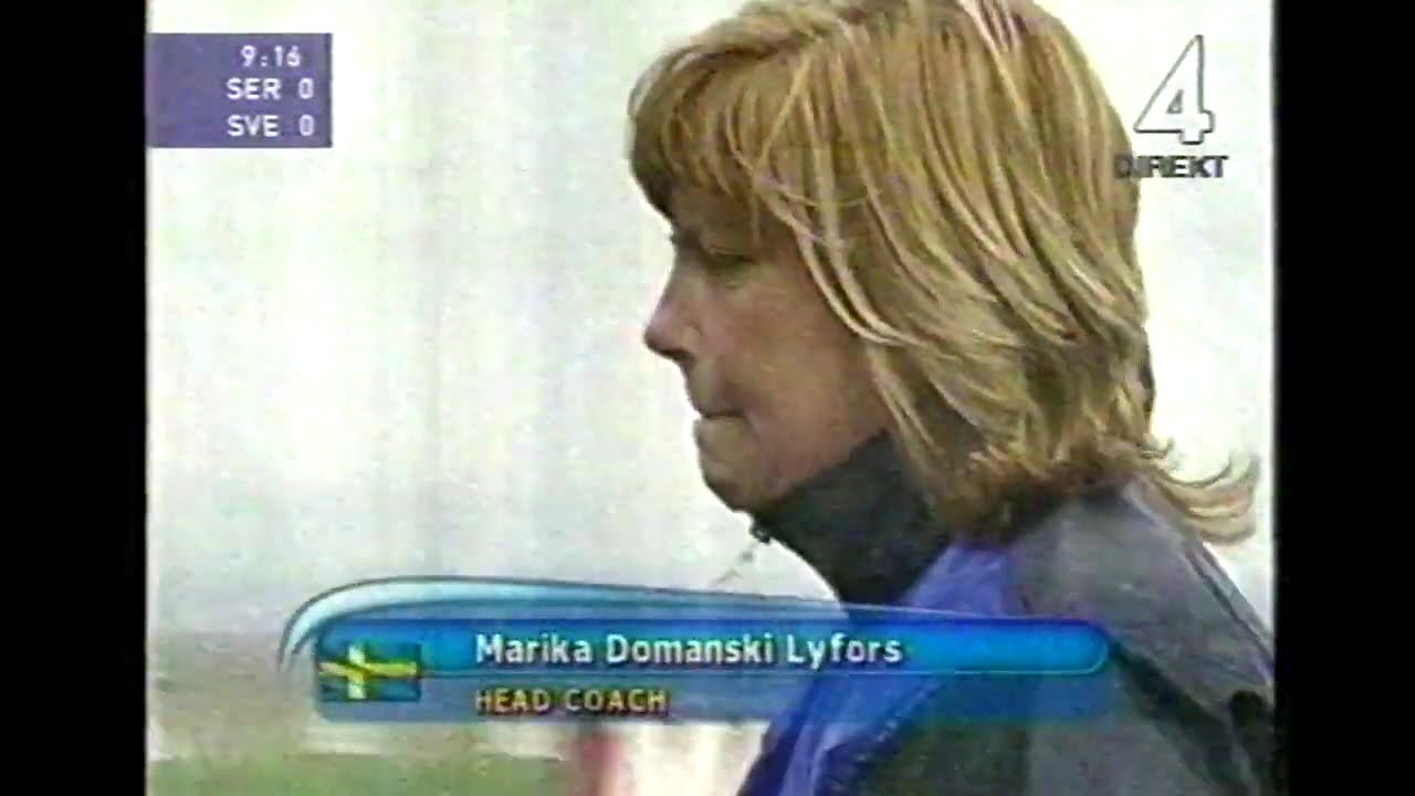 Tipslördag EM-kval damer 2003 | Serbien - Sverige - TV4