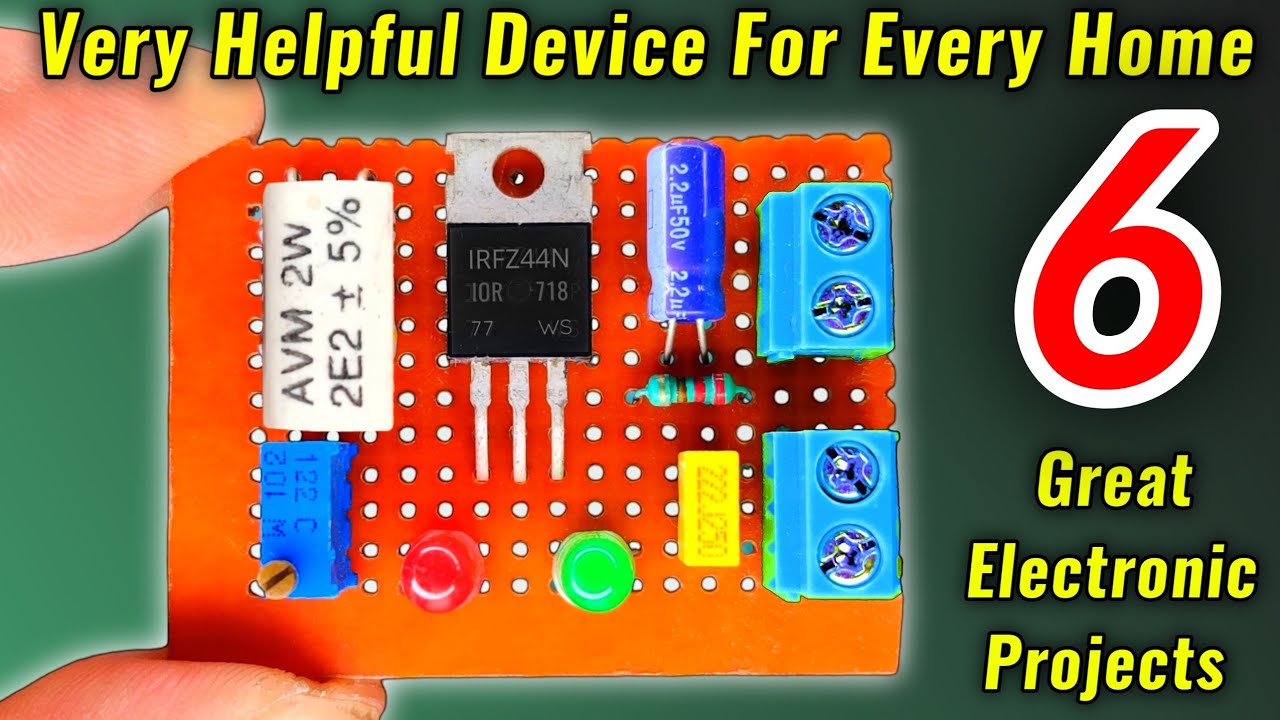 6 helpful Electronic Projects for Beginners - YouTube