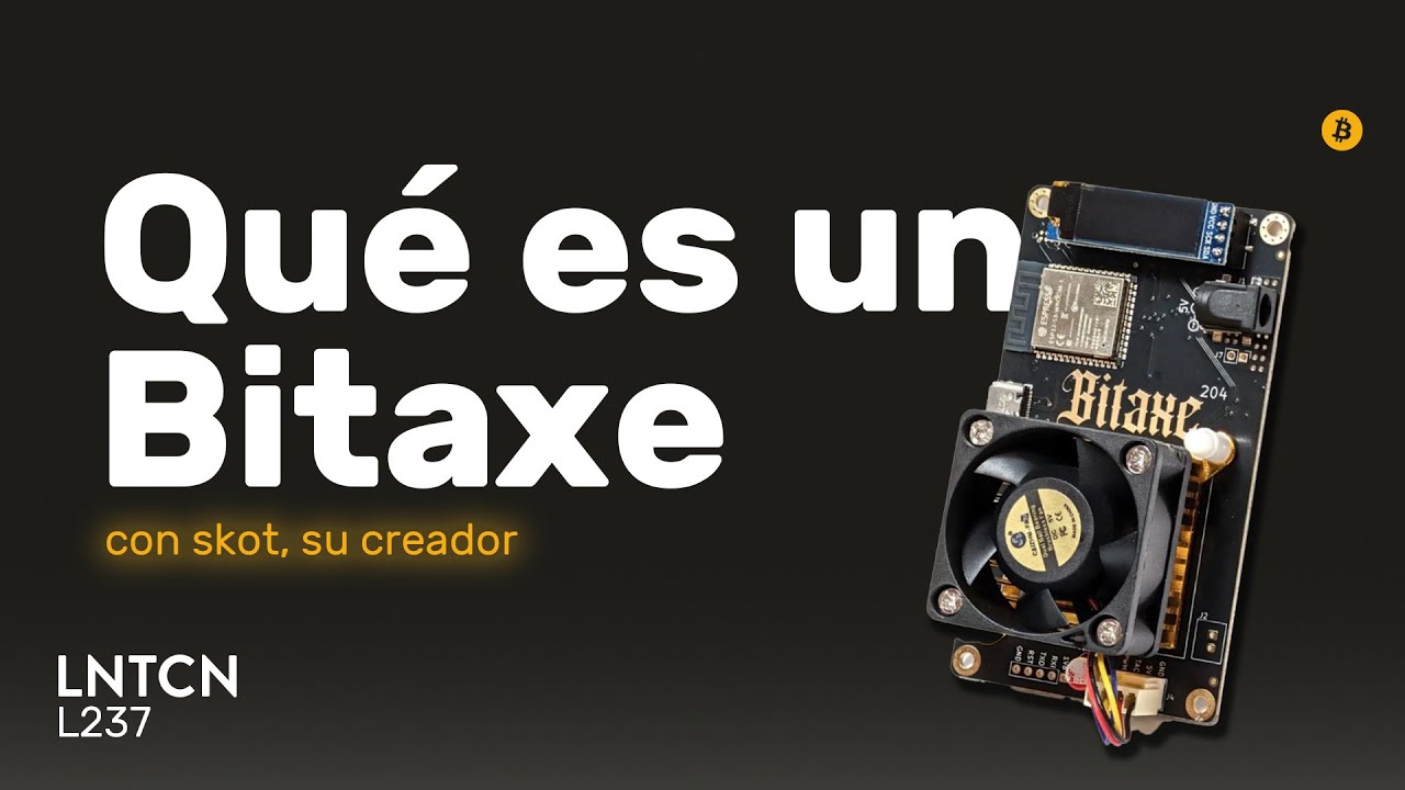 ¿Qué es un BITAXE? y cómo alguien ha conseguido 3,125 bitcoin con uno -  versión doblada al español