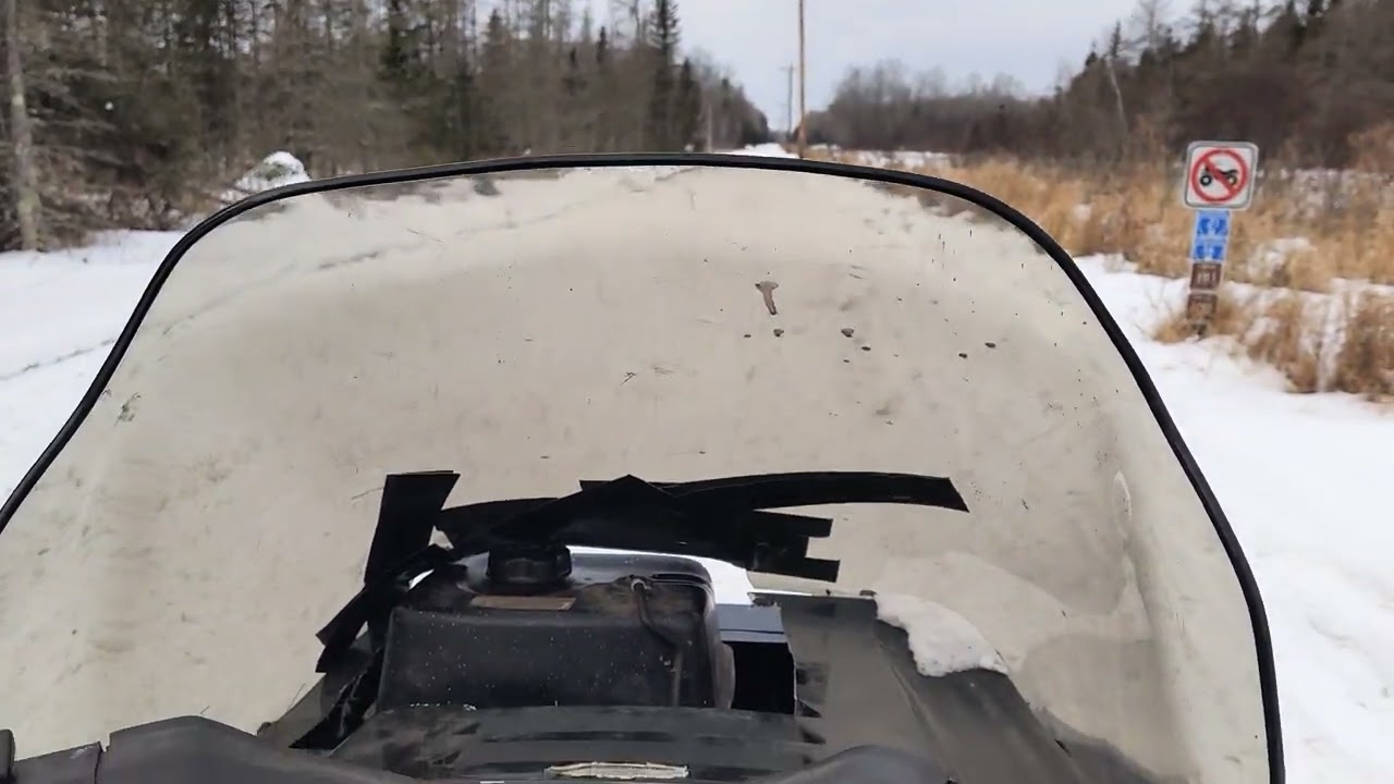 Predator 420 powered snowmobile