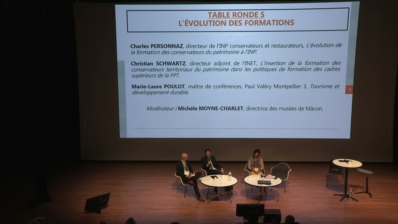 Les métiers des musées - Table ronde 5 - L’évolution des formations