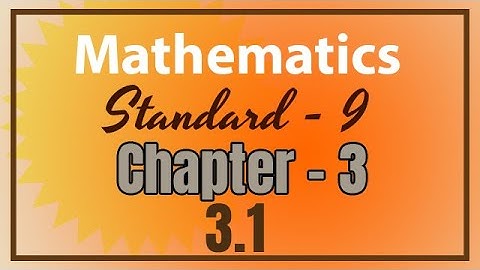 Standard 9 - Mathematics 3.1 Malayalam Medium
