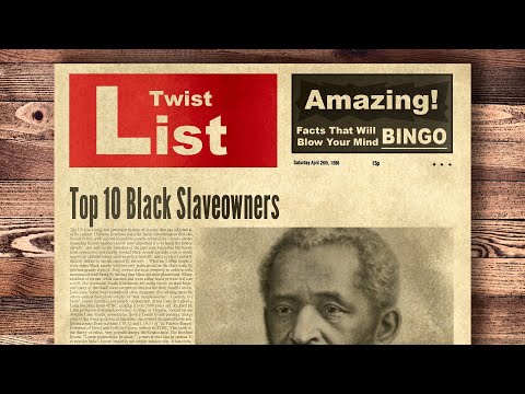 Top 10 Black Slaveowners
