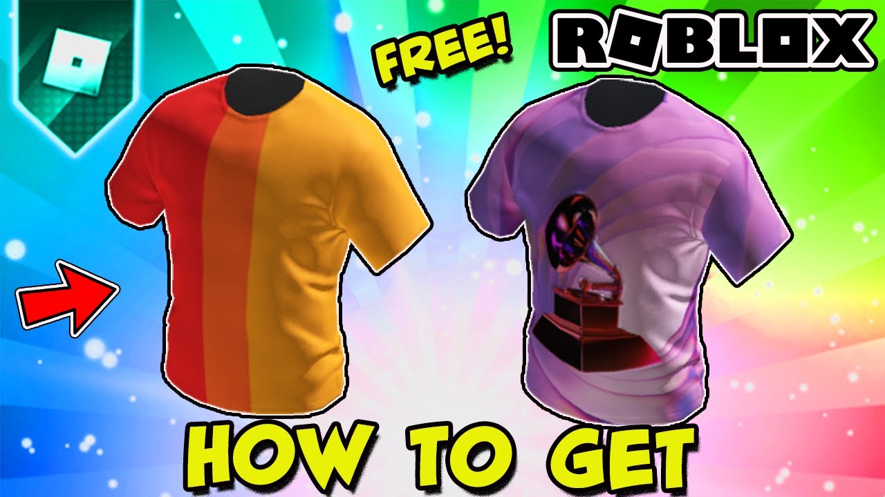 *FREE ITEMS* HOW TO GET 2 LAYERED T-SHIRT (Roblox) - Grammy Week Event ...