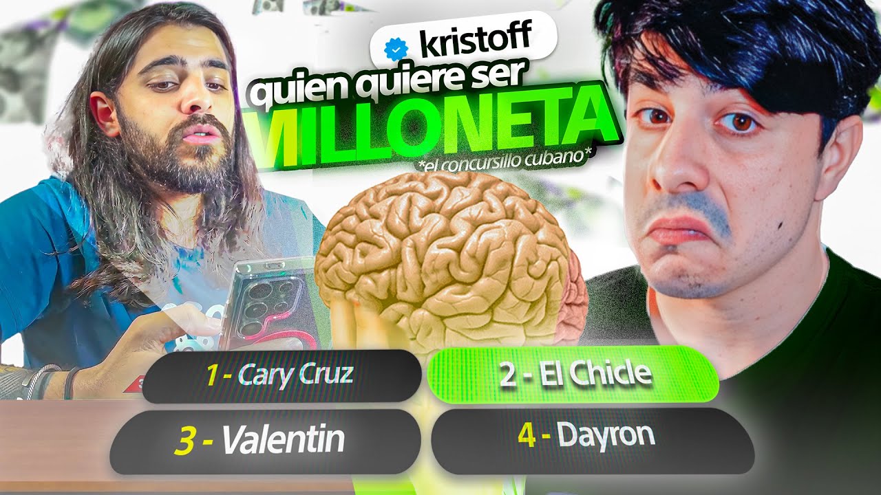 KRISTOFF quiere ser MILLONETA 🤑 $100 PARA QUIEN RESPONDA 💶