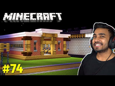 I BUILD A BIG TRADING HALL | MINECRAFT GAMEPLAY #74