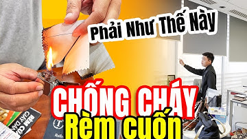 Rèm cuốn chống cháy chống nắng cho cửa sổ | Rèm cuốn văn phòng