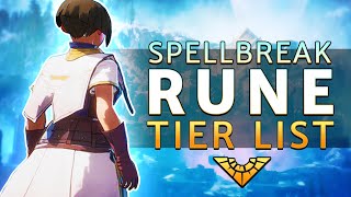 Spellbreak COMPLETE RUNE Tier List For Chapter 2 Spellbreak COMPLETE RUNE Tier List For Chapter 2