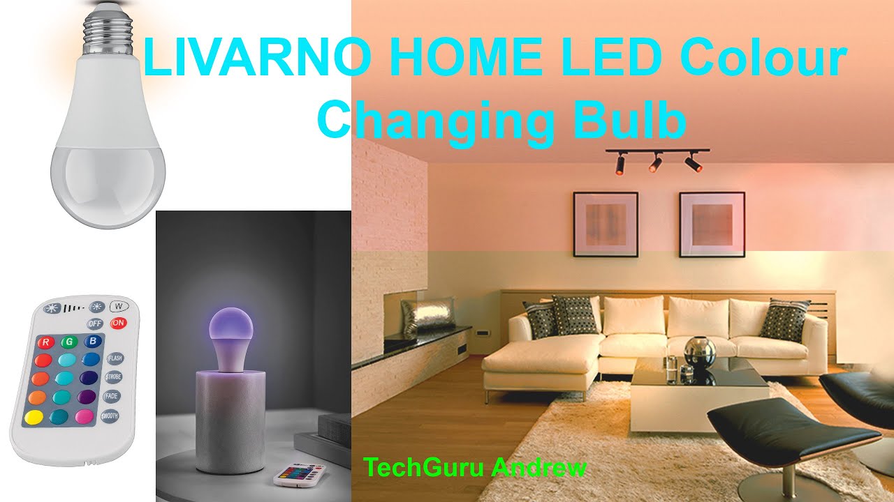 LIVARNO HOME LED Colour Changing Bulb YouTube