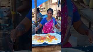 Masala Egg Dosa Making in Street Food 🥵🔥#shorts #food #short #shortvideo #egg