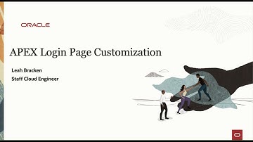 APEX Login Page Customization
