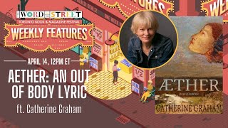 WOTS Weekly Feature: Catherine Graham
Wednesday April 14: Welcome to the WOTS Weekly Feature chats! Grab a coffee and relax with us for 20 minutes.
Todays guest, brought to you by Wolsak & Wynn, is acclaimed poet & novelist Catherine Graham. Well be hearing an excerpt from Catherines latest work, Aether: An Out-of-Body Lyric, and discussing memory, family, & the unending journey of the writing process.
For more of the best Canadian & Indigenous literature, visit https://toronto.thewordonthestreet.ca/weekly-features/ WOTS Weekly Feature: Catherine Graham
