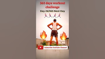 365 days workout challenge, day 26/365 next day #viralvlogs #highlight #vlogger #minivlog #mrbeast