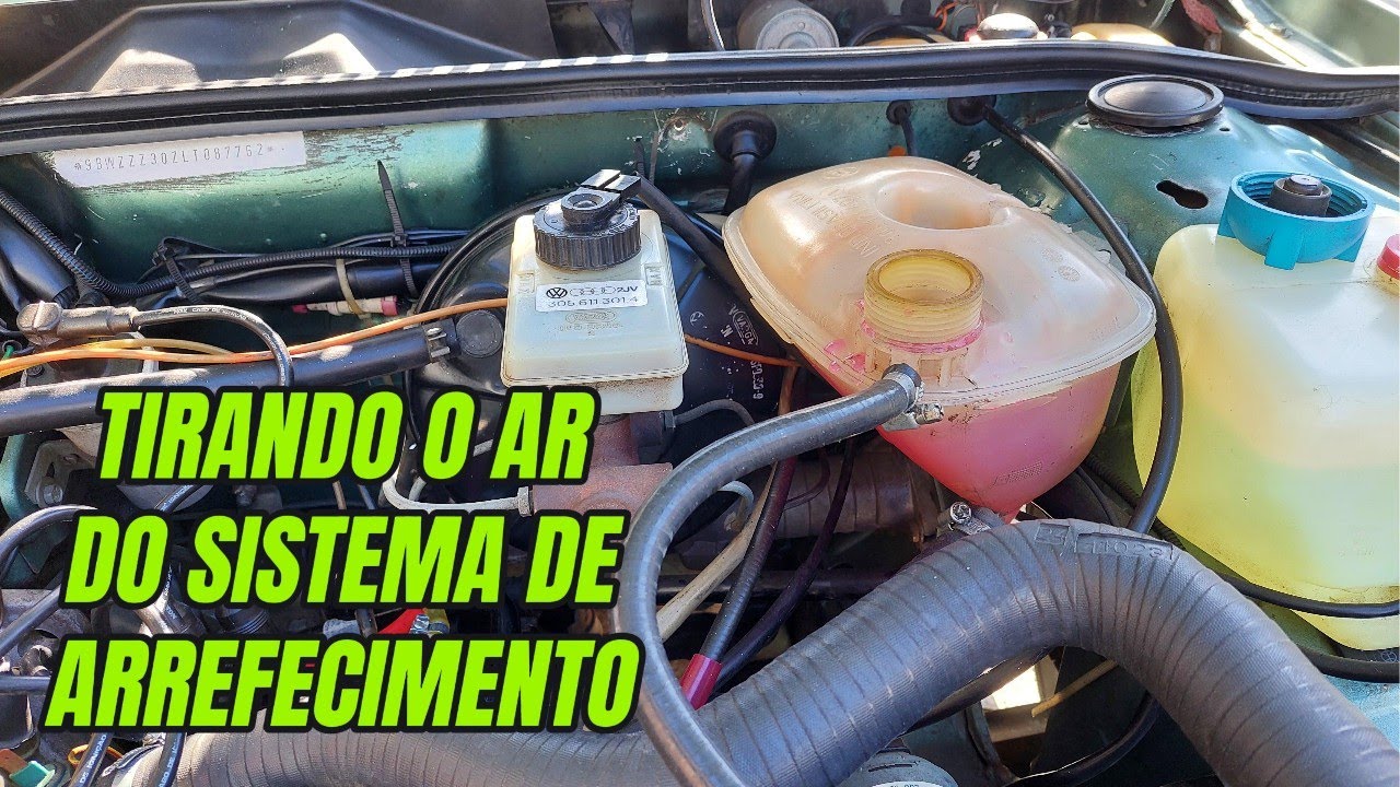 COMO TIRAR AR DO SISTEMA DE ARREFECIMENTO DE QUALQUER CARRO - YouTube