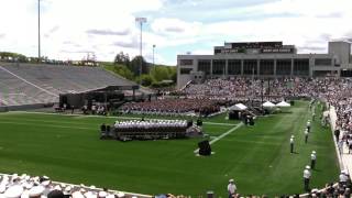 Usma 2017 Graduation Hat Toss