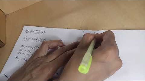 Operation research: How to assign slack and surplus variables to the mathematical form of LPP