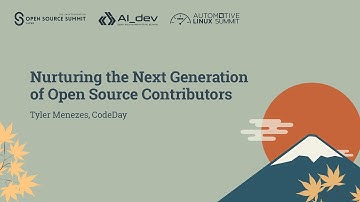 Nurturing the Next Generation of Open Source Contributors - Tyler Menezes, CodeDay