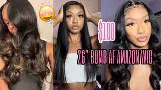 $100 26 Amazon Wig Review/Unboxing | SPHAKL Body Wave 13x4 | BEST AMAZON WIGS| BADDIE ON A BUDGET