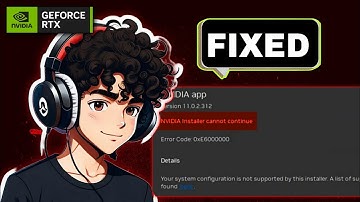 How To Fix Nvidia Installer Cannot Continue | how to fix nvidia installation error code 0xe60000