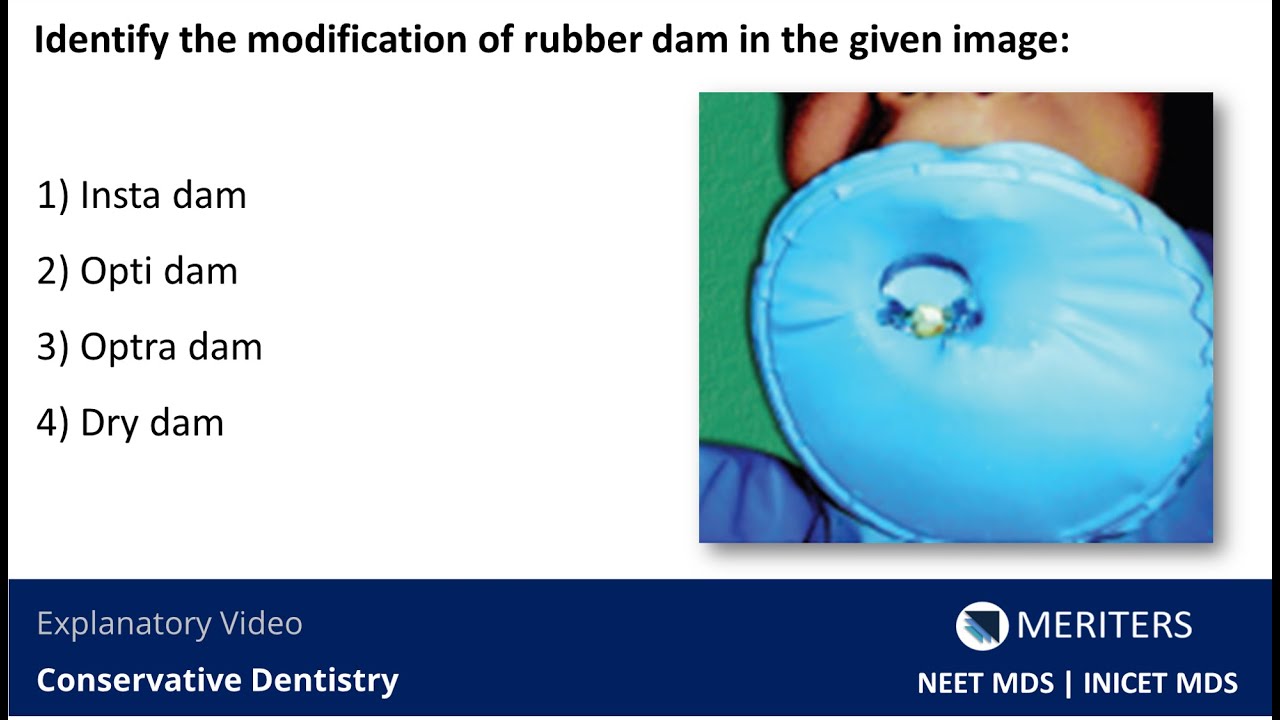 NEET MDS | INICET - Conservative Dentistry | Explanatory Video | MERITERS