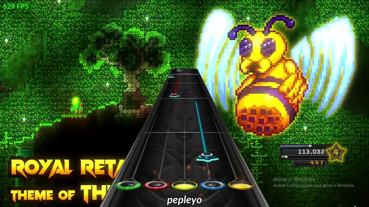 Royal retaliation - Terraria INFERNUM mod (Clone hero chart)