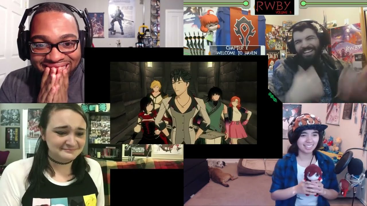 RWBY Volume 5, Chapter 1 - Opening & Weiss Reaction Mashup | 