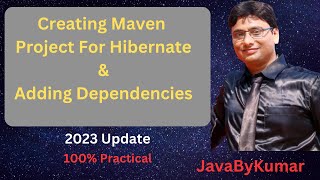 Creating MAVEN Project for hibernate and Adding dependencies | How to Use MAVEN in ECLIPSE (HINDI)