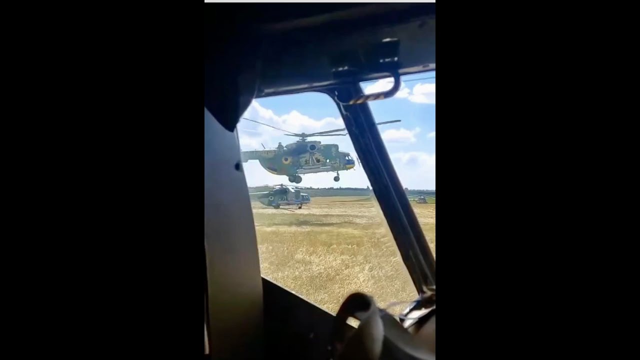 How Strong? Ukraine Air Force Strong. Combat use of low-flying Mi-8 helicopters. Heroiam slava!