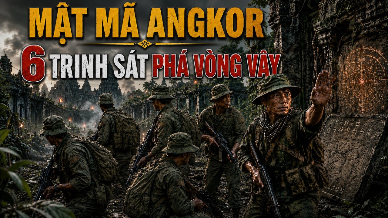 MẬT MÃ ANGKOR – 6 LÍNH TRINH SÁT PHÁ TAN 7 TRẠM PÔN PỐT#chiếntrườngk