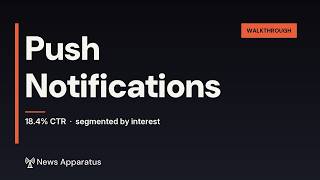 Web Push Notifications for Publishers — News Apparatus