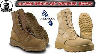 Altama Wrath Hot Weather 8 inch boots review | USA Made screenshot 1