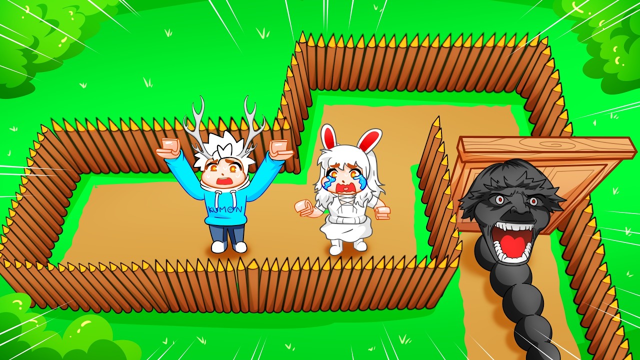 AKU MEMBANGUN BASE TERKUAT UNTUK BERTAHAN HIDUP DARI HUNGRY 67 WORM! SUSAH BANGET!