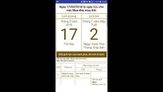 Ứng dụng:  Xem ngày tốt xấu toàn tập android screenshot 4