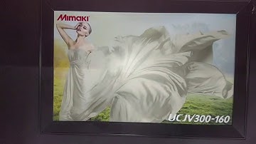 Mimaki UCJV 300 morphing image with back light.