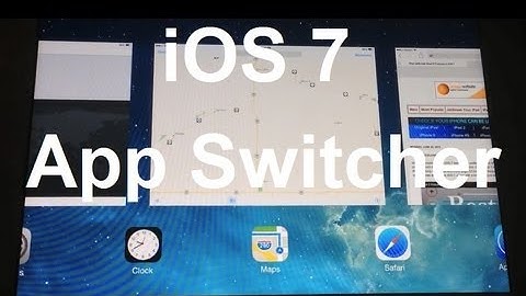 iPad Multitasking In iOS 7