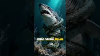 COLOSSAL SHARK VS ABYSS SERVENT  | #colossal #shark #abyss #beast #ularraksasa #seaeater #elgranmaja