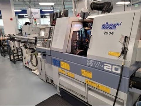 Star SV 20 CNC Swiss Lathe - MC# 601702