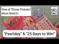 V101 Scratch Christmas Battle | "Pawliday" Vs "25 Days to Win" _ This is ONE of THOSE Tickets!