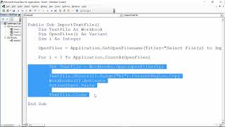 Microsoft Excel Course - Project #7 Creating a Loop to Read Each File | Part 202