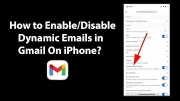 How to Enable/Disable Dynamic Emails in Gmail On iPhone?
