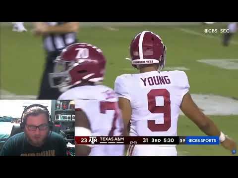 REACTION | Bryce Young: Alabama Highlights I 1st Overall Pick In 2023 NFL Draft | Carolina Panthers