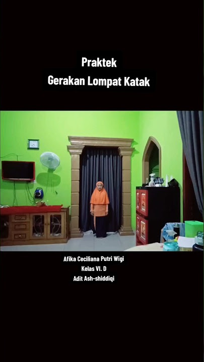 Praktek Gerakan Lompat Katak# Tugas Daring# Afika Ceciliana Putri Wigi# VI. D# Sdit Ash shiddiqi