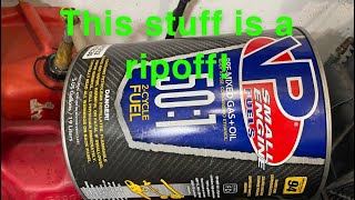 Canned small engine fuels are a scam and some cheaper alternatives.