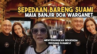 Romantis Bersepeda Bersama Sang Suami, Maia Estianty Banjir Doa Netter