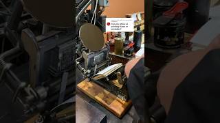 Letterpress printing a mistake with the tabletop press