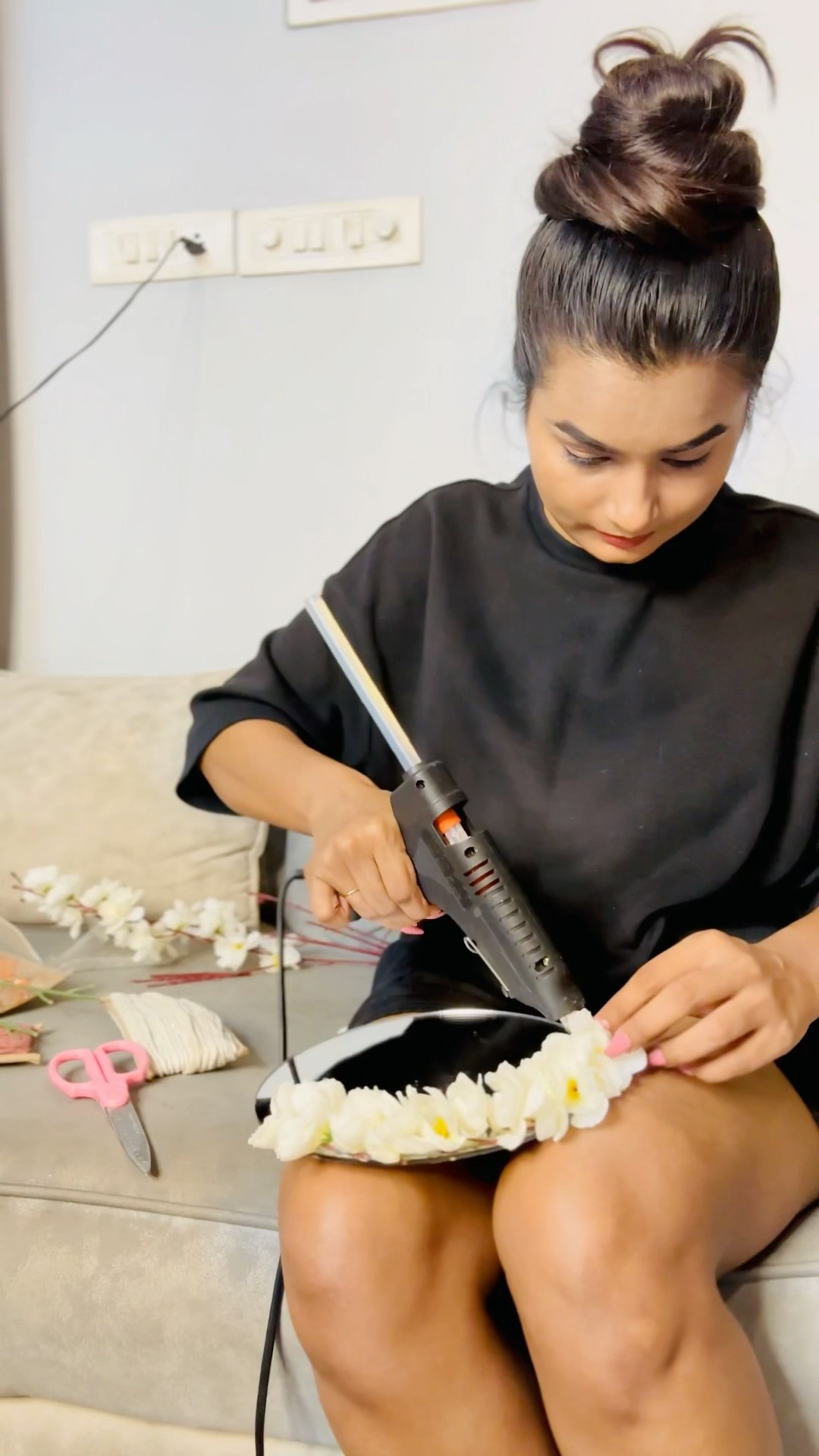 DIY Ring Platter? #crafteraditi #youtubepartner #shorts #diy #wedding #ringplatter @CrafterAditi