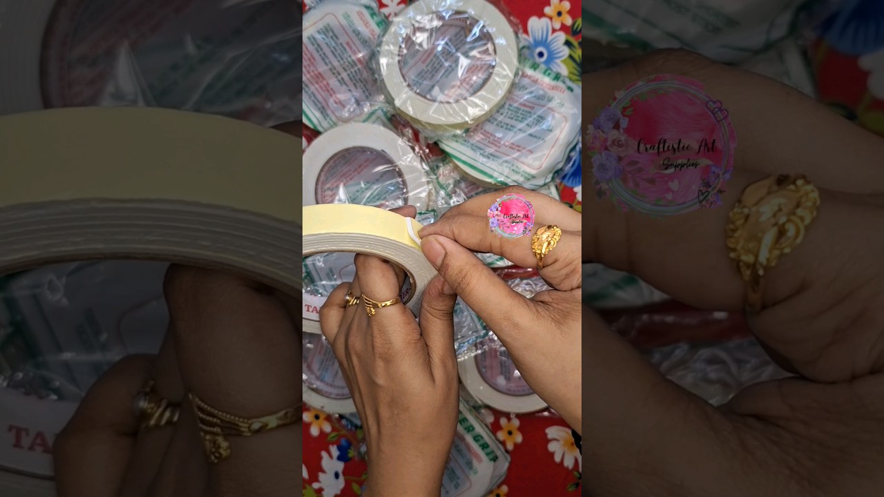 Heavy-Duty Double-Sided Foam Tape.