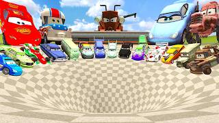 All Lightning Mcqueen And Other Cars Team Ragdoll Challenge Funnel In Garrys Mod