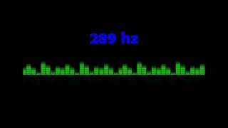 ⒽⓏ| 289 hz Pure Tone Frequency| NO Music , For Meditation, Testing. Black Screen